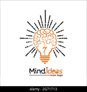 mind ideas / logo design inspiration Stock Vector