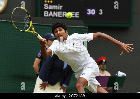 London, UK. 10th July, 2021. WIMBLEDON 2021 DAY 12 Credit: Roger Parker/Alamy Live News Stock Photo