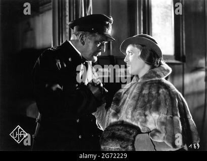 RUDOLF FORSTER and ELSE KNOTT in MORGENROT aka DAWN 1933 director GUSTAV UCICKY Universum Film (UFA) Stock Photo