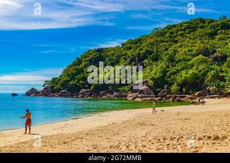 Surat Thani Thailand 26. Mai 2018 Fantastic beautiful panoramic view from Silver Beach on Koh Samui in Thailand. Stock Photo