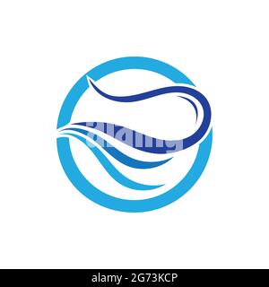 water Wave symbol vector illustration design Stock Vector