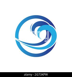 water Wave symbol vector illustration design Stock Vector