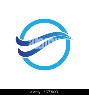 water Wave symbol vector illustration design Stock Vector
