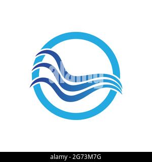 water Wave symbol vector illustration design Stock Vector