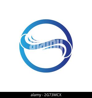 water Wave symbol vector illustration design Stock Vector