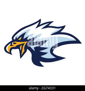 Eagle Mascot Logo Mascot Design Vector Stock Vector
