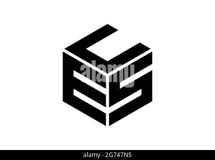 ESU logo. ESU letter. ESU letter logo design. Initials ESU logo linked ...