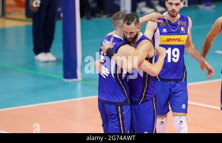 Osmany Juantorena (Italy) during Friendly match 2021 - Italy vs Argentina, Italian Volleyball National Team, Cister - Photo .LiveMedia/Luigi Mariani Stock Photo