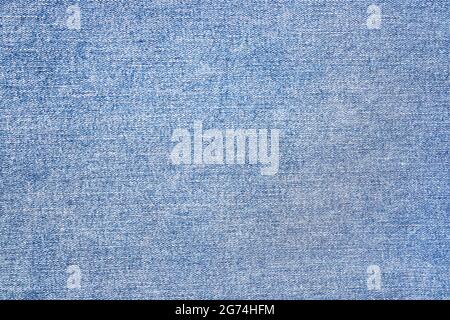 Blue jeans abstract textured background Stock Photo