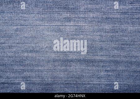 Blue jeans abstract textured background Stock Photo