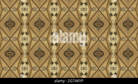 Kaleidoscope pattern from St Peters Basilica, Rome Stock Photo