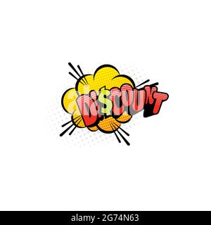 Pop art discount special offer best price isolated sale tag. Vector comic cloud wow offer deal flash, sticker coupon of prices blowout. Pop-art blush Stock Vector