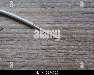 optical fiber cable for high speed network communications Stock Photo