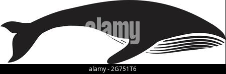 abstract humpback whale Stock Vector