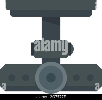 Protection dvr camera icon flat isolated vector Stock Vector