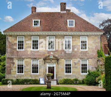 Arundells, home of former Prime Minister Sir Edward Heath, in Cathedral Close, Salisbury, Wiltshire, UK on 11 July 2021 Stock Photo