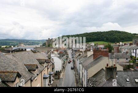 Conwy Castle North Wales Cymru Stock Photo