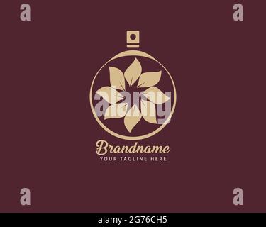 Luxury branding logo can be used for jewelry perfume spa Hotel multi-industry, cosmetics, salon, boutique, spa, company, corporate, etc Stock Vector