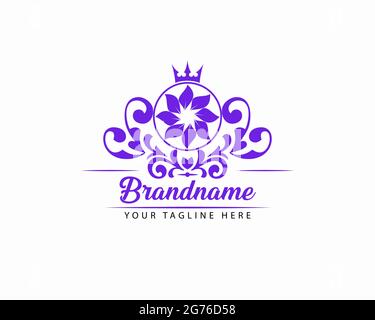 Luxury branding logo can be used for jewelry perfume spa Hotel multi-industry, cosmetics, salon, boutique, spa, company, corporate, etc Stock Vector