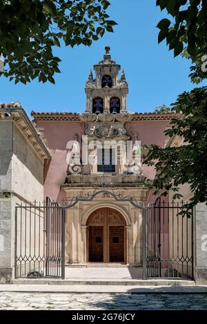 Sanctuary of Nuestra Señora de Las Angustias in the city of Cuenca, Spain, Europe Stock Photo
