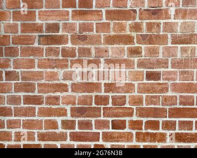 Full Frame Exposed Vintage Brick Wall Stock Photo