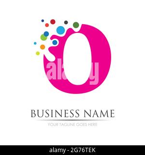 Letter O Business corporate abstract unity vector logo design template Letter O Logo Template vector icon design Stock Vector