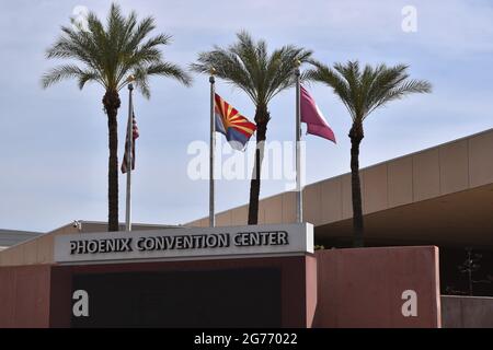 Phoenix Convention Center in downtown Phoenix Arizona Stock Photo