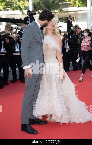 Alvaro Nunez and Hofit Golan attend the Aline, The Voice of Love