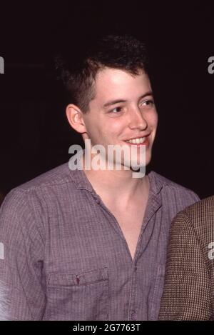 Matthew Broderick Circa 1980's Credit: Ralph Dominguez/MediaPunch Stock ...