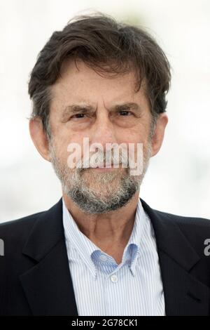 Cannes, France. 12th July, 2021. Director Nanni Moretti attends the Tre Piani (Three Floors) photocall during the 74th annual Cannes Film Festival on July 12, 2021 in Cannes, France. Photo by David Niviere/ABACAPRESS.COM Credit: Abaca Press/Alamy Live News Stock Photo