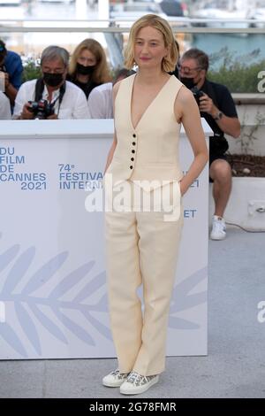 Cannes, France. 12th July, 2021. 74th Cannes Film Festival 2021, Photocall film : ‘Tre Piani' - Pictured: Alba Rohrwacher Credit: Independent Photo Agency/Alamy Live News Stock Photo