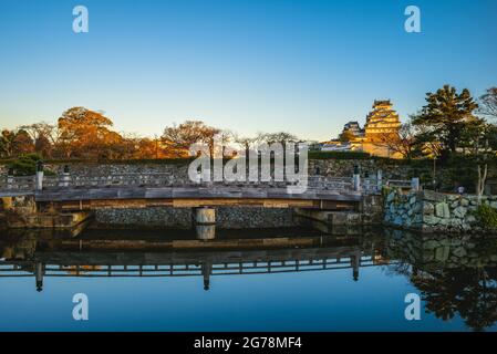 himeji castle, aka White Egret Castle or White Heron Castle, in hyogo, japan Stock Photo