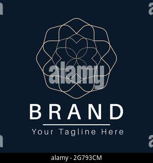 New modern ornament luxury logo and symbols vector design. Stock Vector