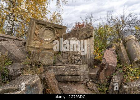 Europe, Germany, Southern Germany, Baden-Wuerttemberg, Stuttgart, Birkenkopf, World War II rubble on the Birkenkopf Stock Photo