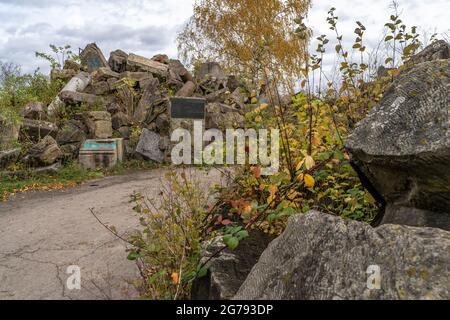 Europe, Germany, Southern Germany, Baden-Wuerttemberg, Stuttgart, Birkenkopf, rubble on the Birkenkopf Stock Photo