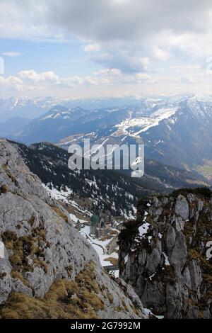 Wendelstein Church 'Patrona Bavariae' on the Wendelstein (1838m), Mangfall Mountains, Bavarian Alps, Upper Bavaria, Bavaria, Germany, Europe Stock Photo