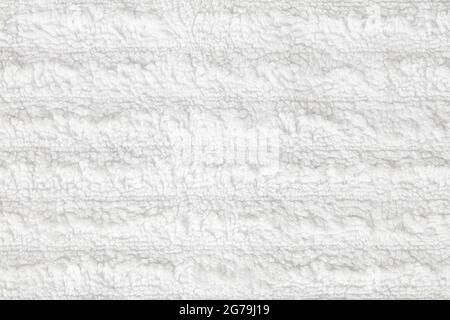 White, hotel bathtowel texture background Stock Photo