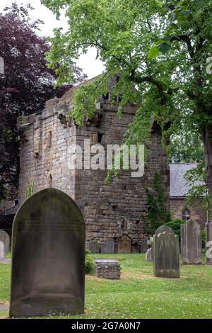 The Vicar's Pele Corbridge, Northumberland Stock Photo