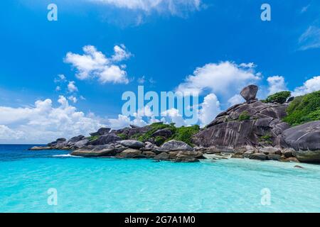 Similan Islands Andaman Sea, Phang Nga, Phuket; Thailand Stock Photo