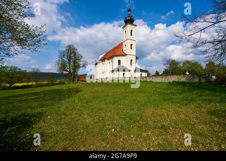 Pilgrimage church Maria Limbach near Limbach am Main, Hassberge district, Lower Franconia, Franconia, Bavaria, Germany Stock Photo