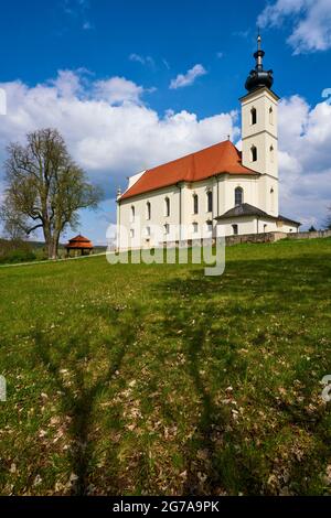 Pilgrimage church Maria Limbach near Limbach am Main, Hassberge district, Lower Franconia, Franconia, Bavaria, Germany Stock Photo