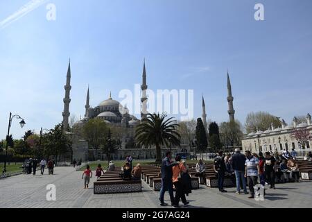 The Hagia Sophia in Istanbul, Turkey Stock Photo