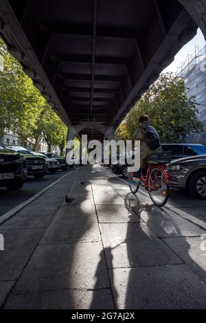 Street scene in Eppendorf, Hamburg quarter Stock Photo