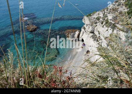 Tropea - Marina dell'Isola dal Santuario Stock Photo