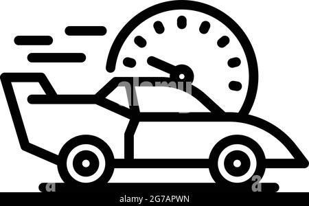 Car speed icon isolated Royalty Free Vector Image, icon cars