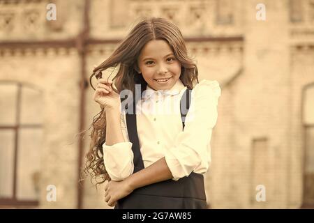 classic is loved by all. elegant look of schoolgirl. retro kid
