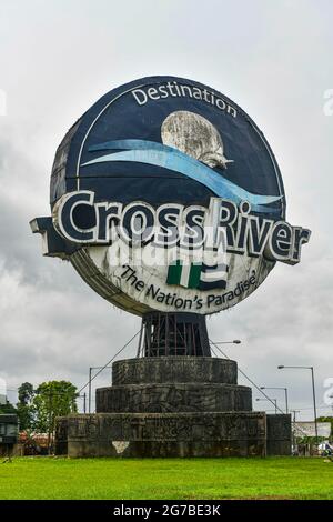 Cross river state monument, Calabar, Niger delta, Nigeria Stock Photo