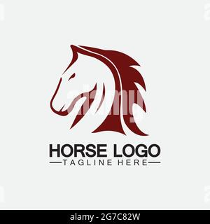 Horse Logo Template Vector illustration design Stock Vector
