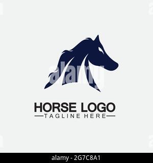 Horse Logo Template Vector illustration design Stock Vector