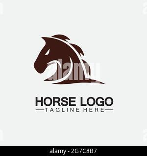 Horse Logo Template Vector illustration design Stock Vector